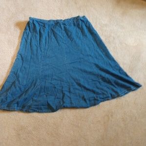 Classic Elements Woman Jean Skirt sz 24w